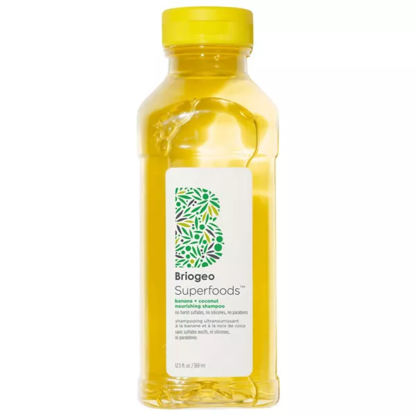 

Питательный шампунь Superfoods банан + кокос Briogeo, объем 355 мл
