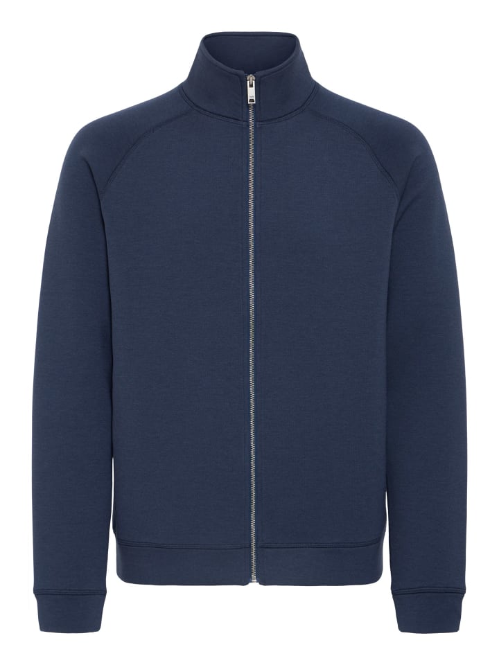 

Темно-синяя толстовка с воротником-стойкой и застежкой-молнией CASUAL FRIDAY