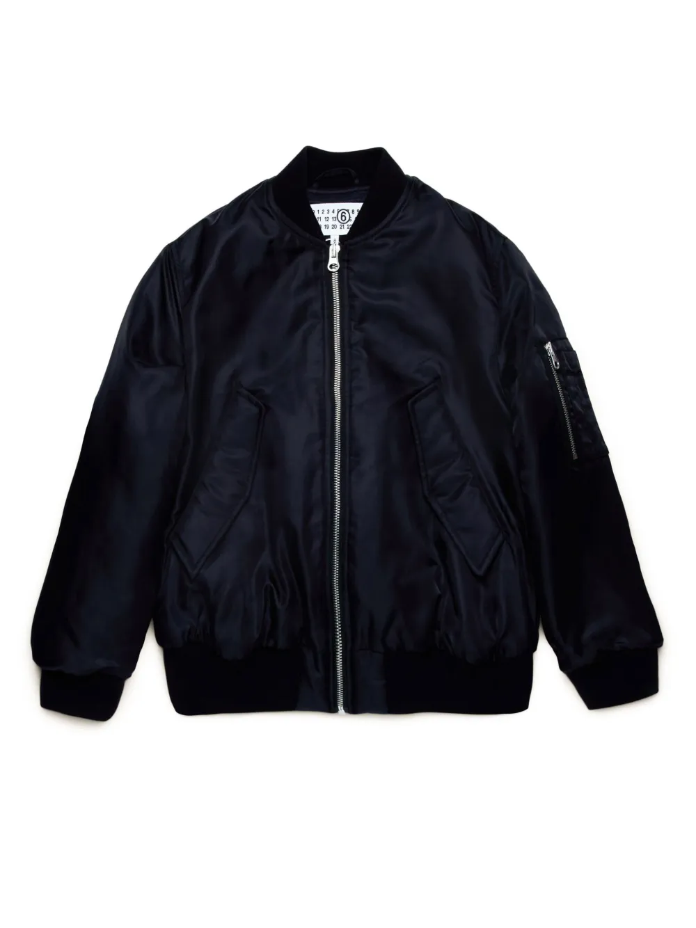 

Легкий бомбер MM6 Maison Margiela Kids, синий