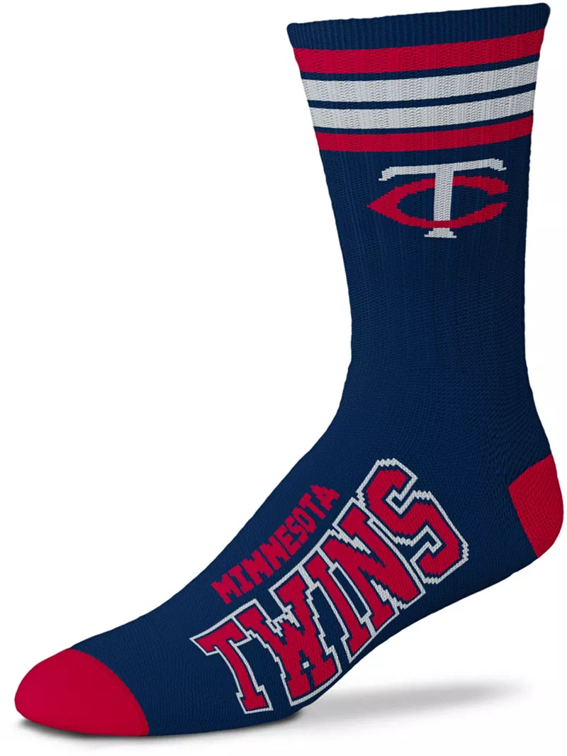 

Темно-синие носки Deuce Crew с 4 полосками для босых ног Minnesota Twins For Bare Feet