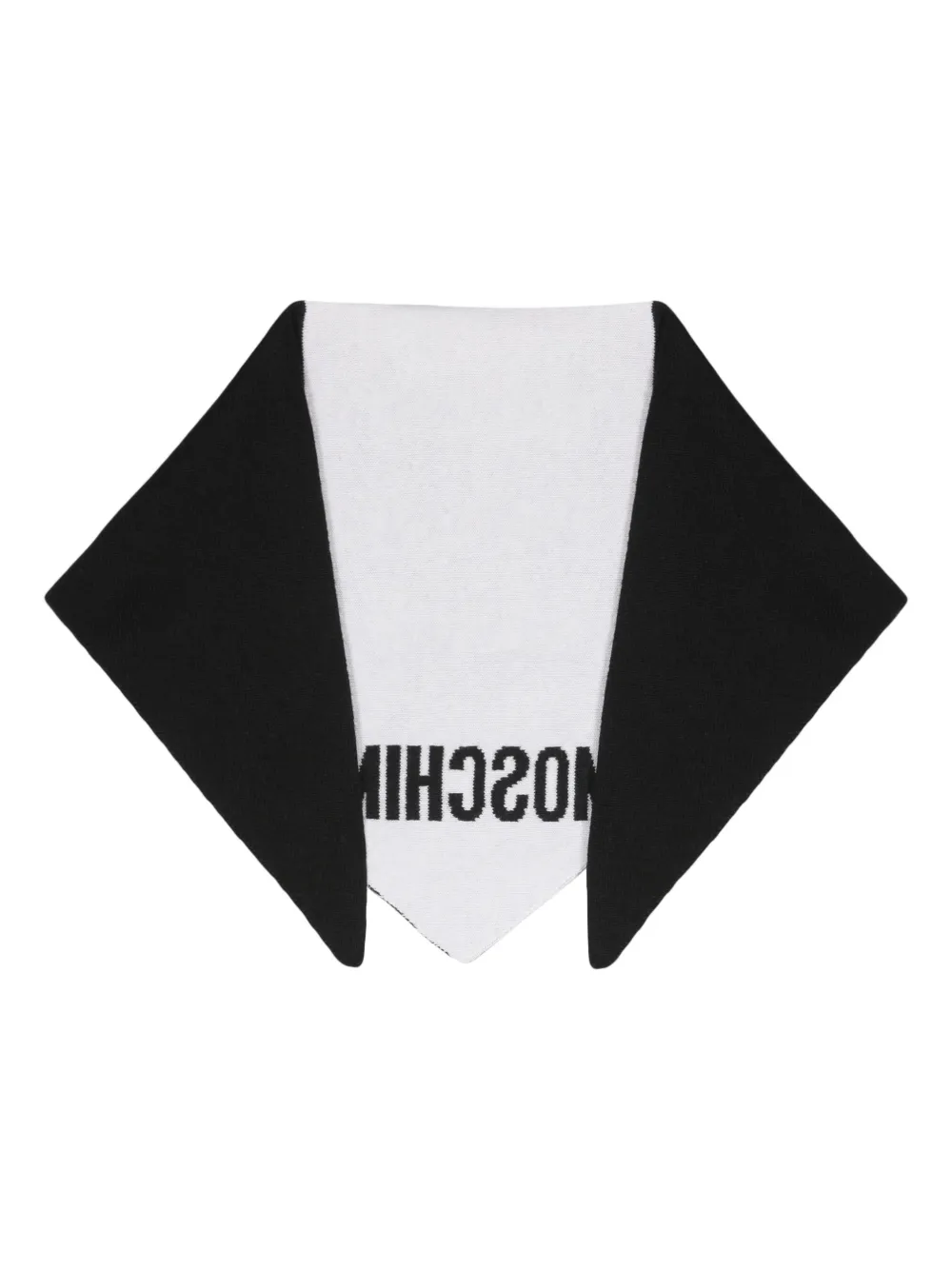 

Шарф с логотипом Moschino, черный