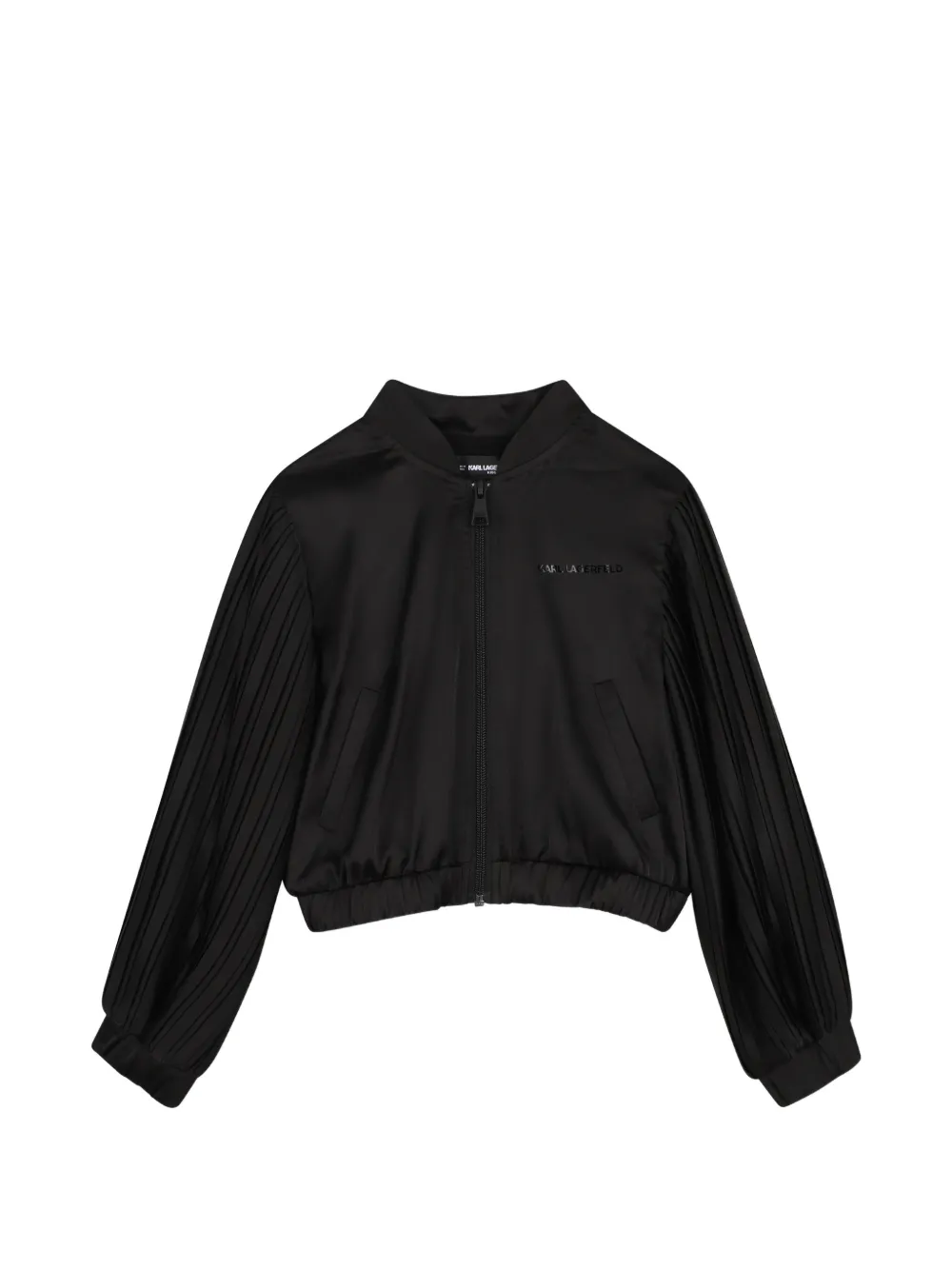 

Куртка на молнии Karl Lagerfeld Kids, черный