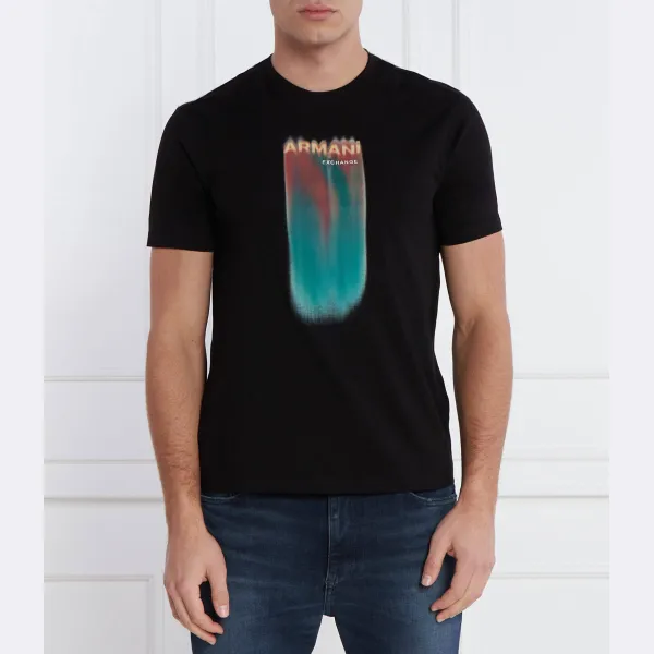 

Футболка стандартного кроя Armani Exchange, черный