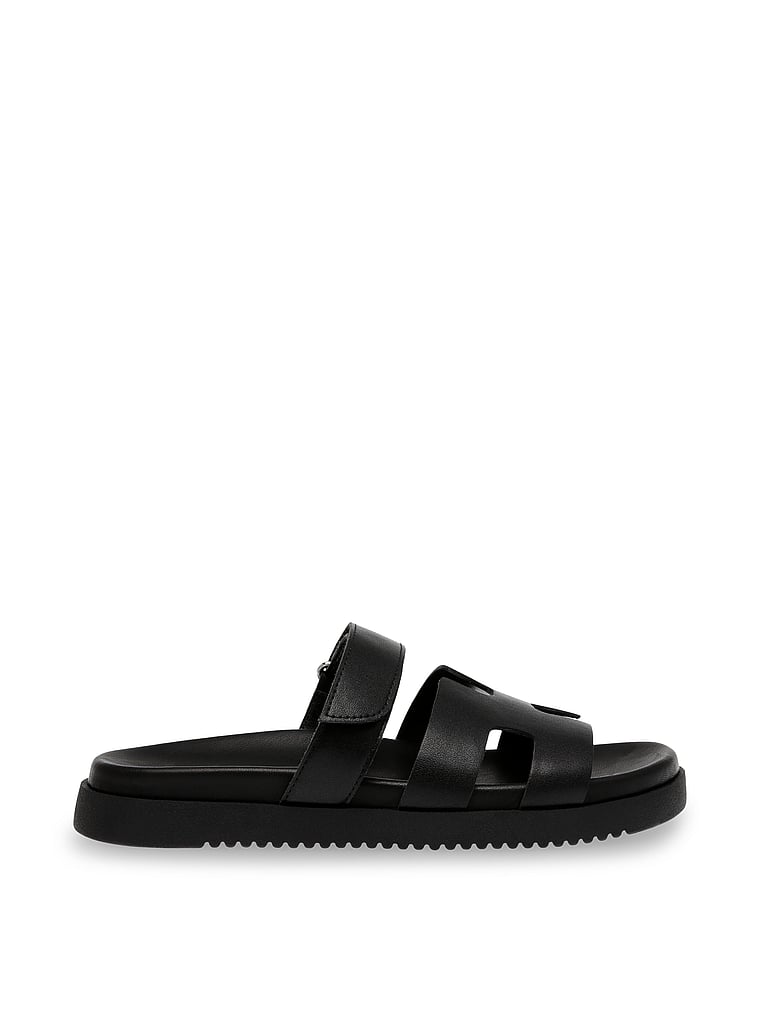 Кожаные сандалии Mayven Steve Madden, черный