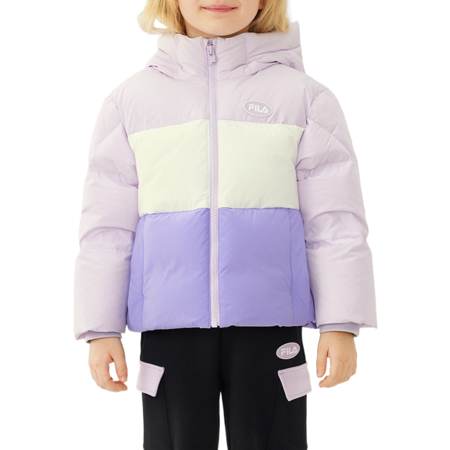 Пуховик для детей 3-7 лет FILA KIDS, фиолетовый — фото 3