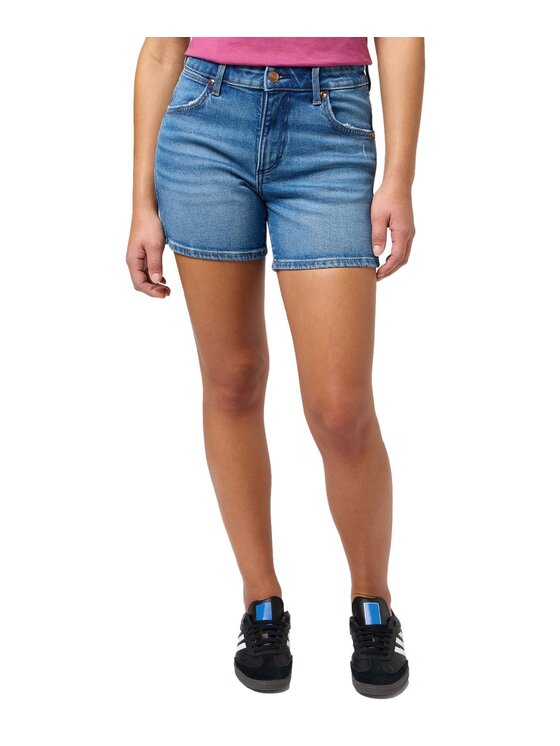

Джинсовые шорты свободного кроя Wrangler, синий