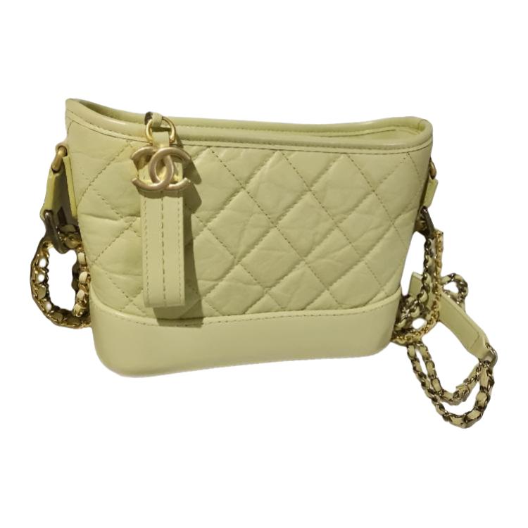 

CHANEL Сумка кроссбоди Gabrielle Calfskin Small, женская, зеленая
