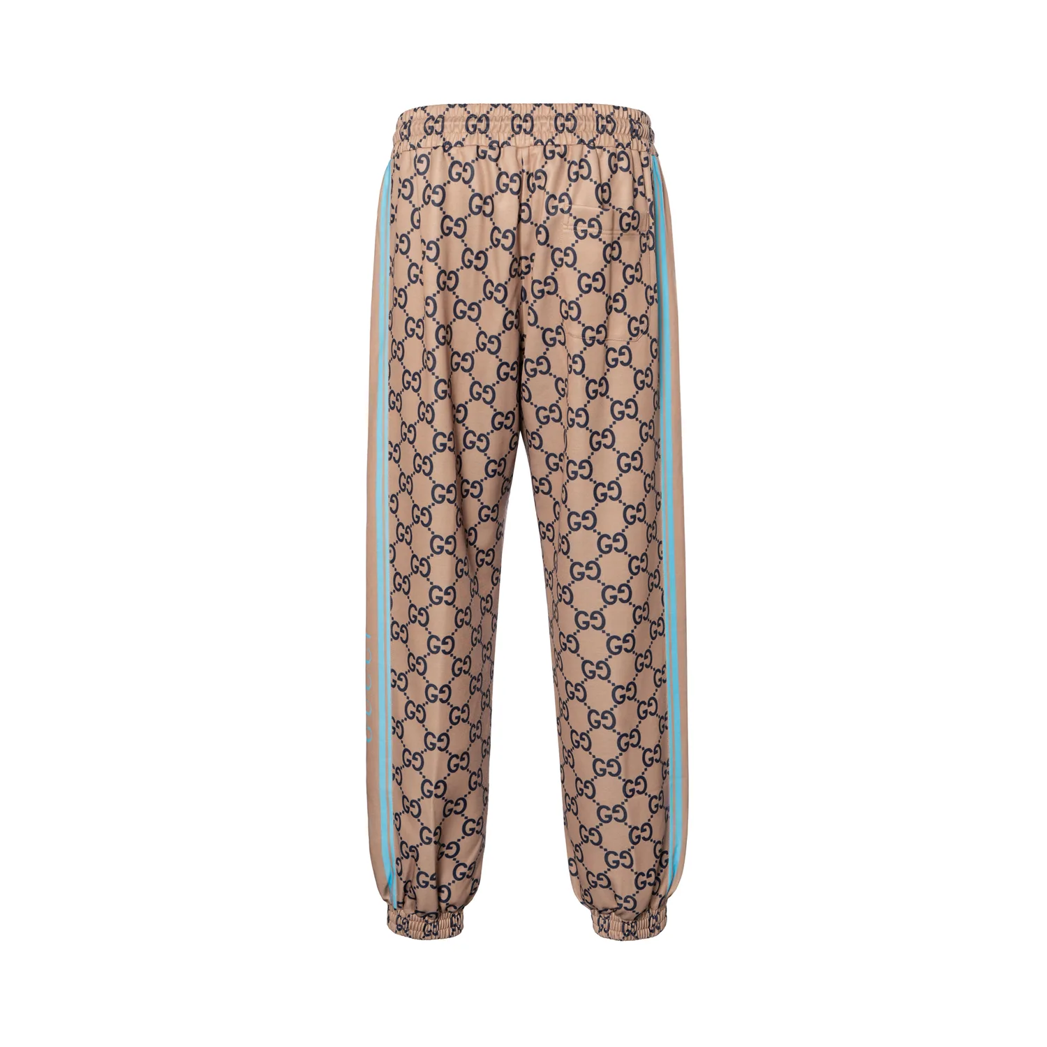 Спортивные штаны SS25 GUCCI вязаные мужские, коричневые — фото 3