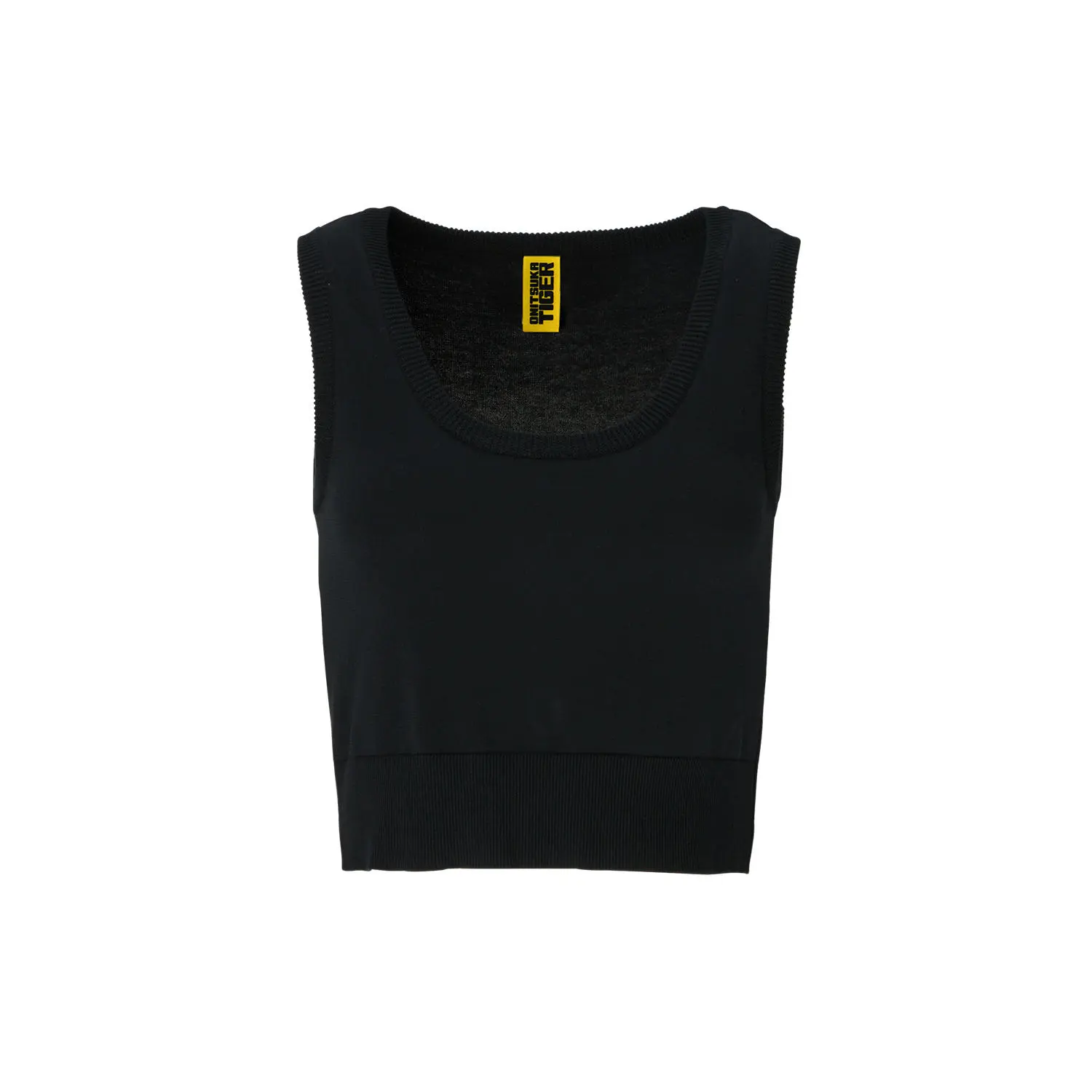 

Футболка-майка женская черная Onitsuka Tiger