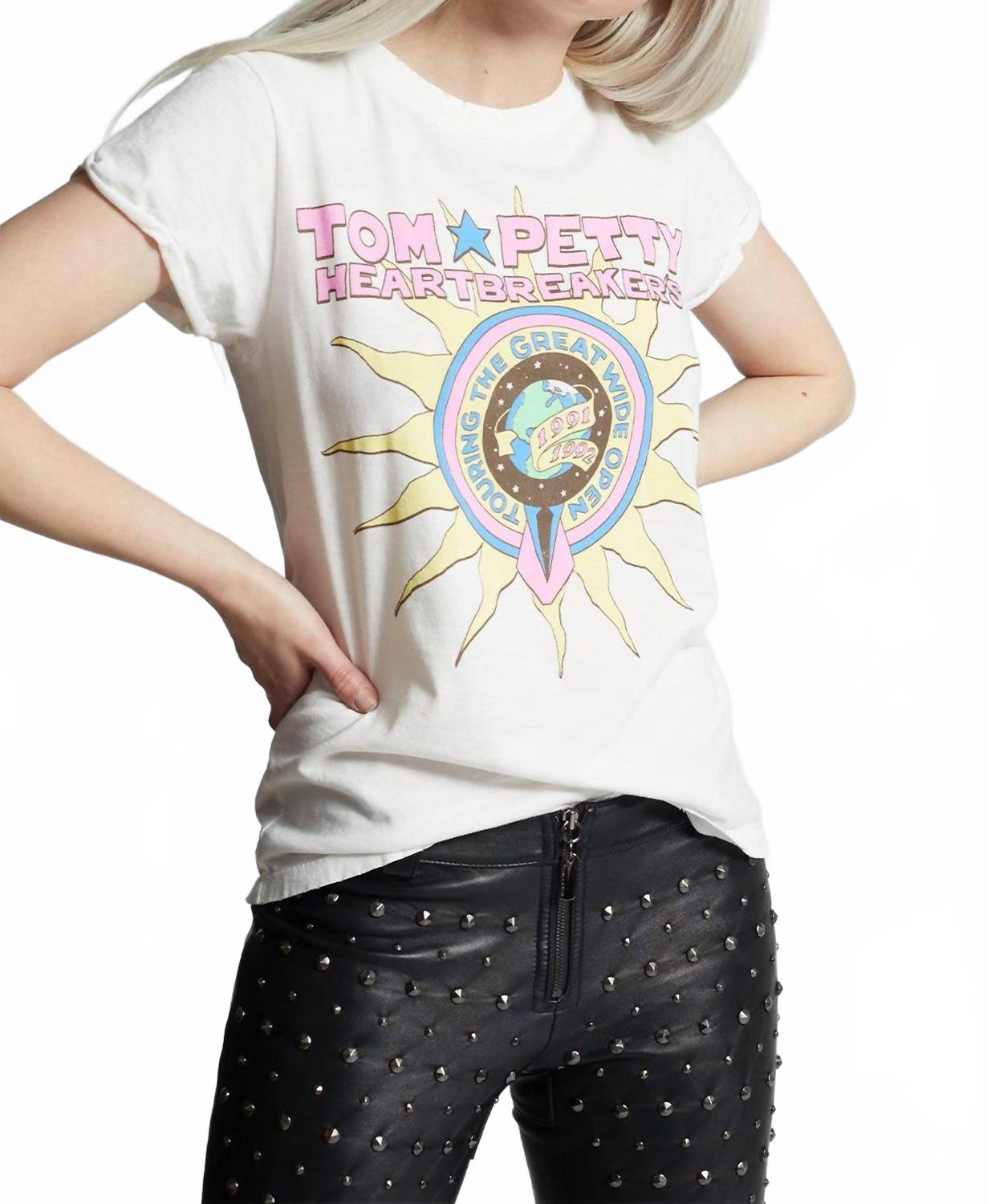 

Футболка Tom Petty Great Wide Open в белом цвете Recycled Karma