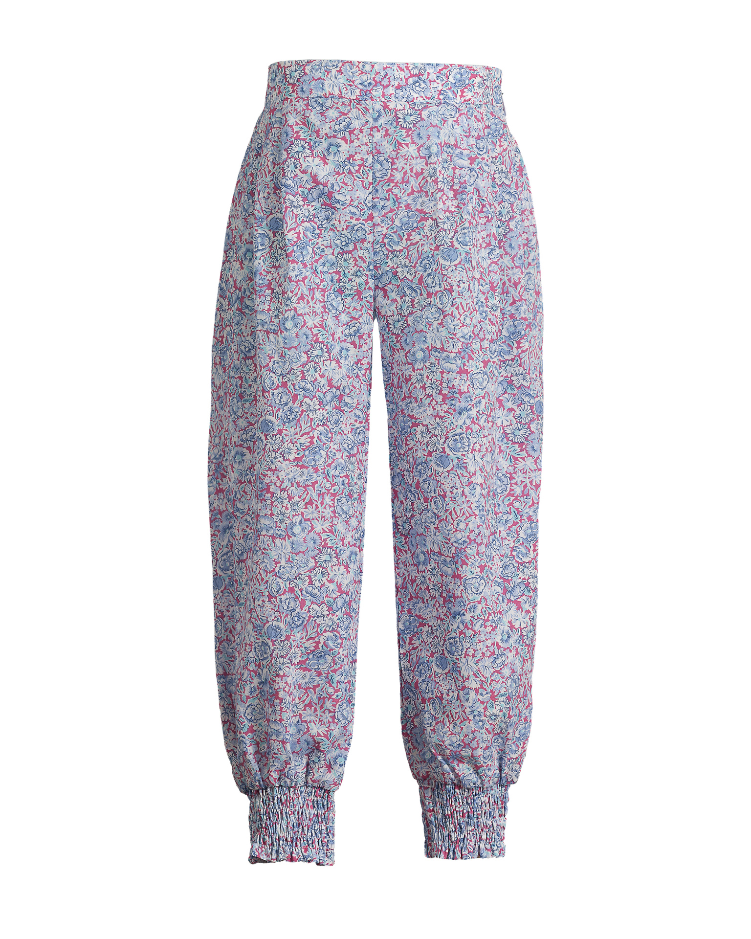 

Тканевые брюки 4nenes Mädchen mit Blumenmuster, синий