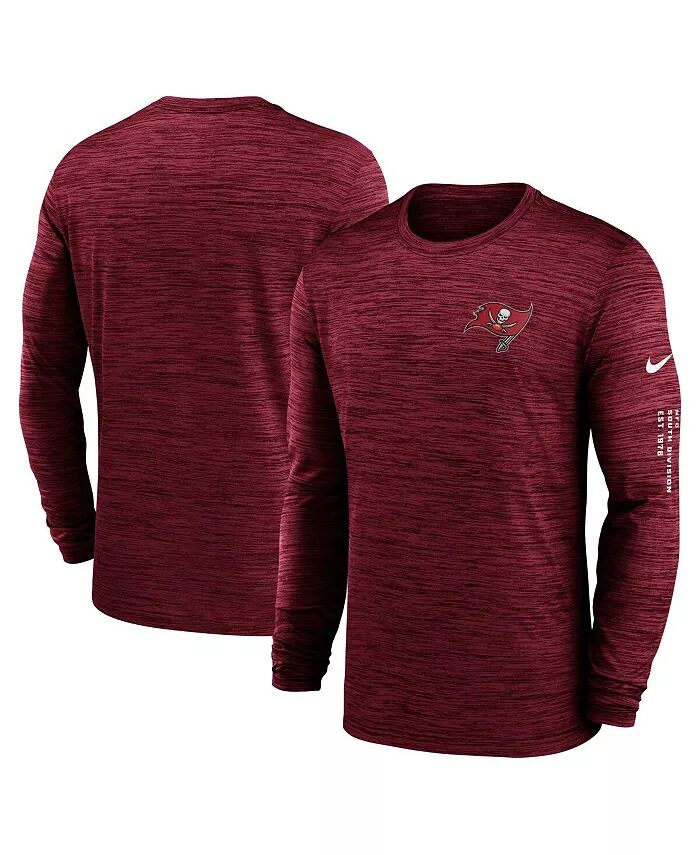 

Мужская красная футболка Tampa Bay Buccaneers Velocity с длинным рукавом Nike
