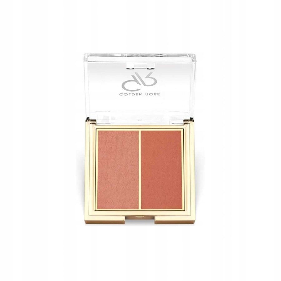 

Golden Rose, Iconic Blush Duo, прессованные румяна, персиково-коралловый 02, 6 г
