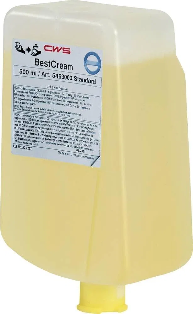 Жидкое крем-мыло CWS BestCream Standard 12 x 500 мл Cws Hygiene