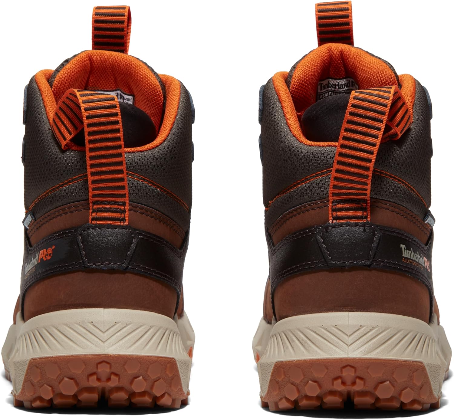 Timberland PRO Tempe, мужские, серые, Alloy Toe, EH, WP, Slip Resistant, 6-дюймовые рабочие ботинки, Medium Brown — фото 3