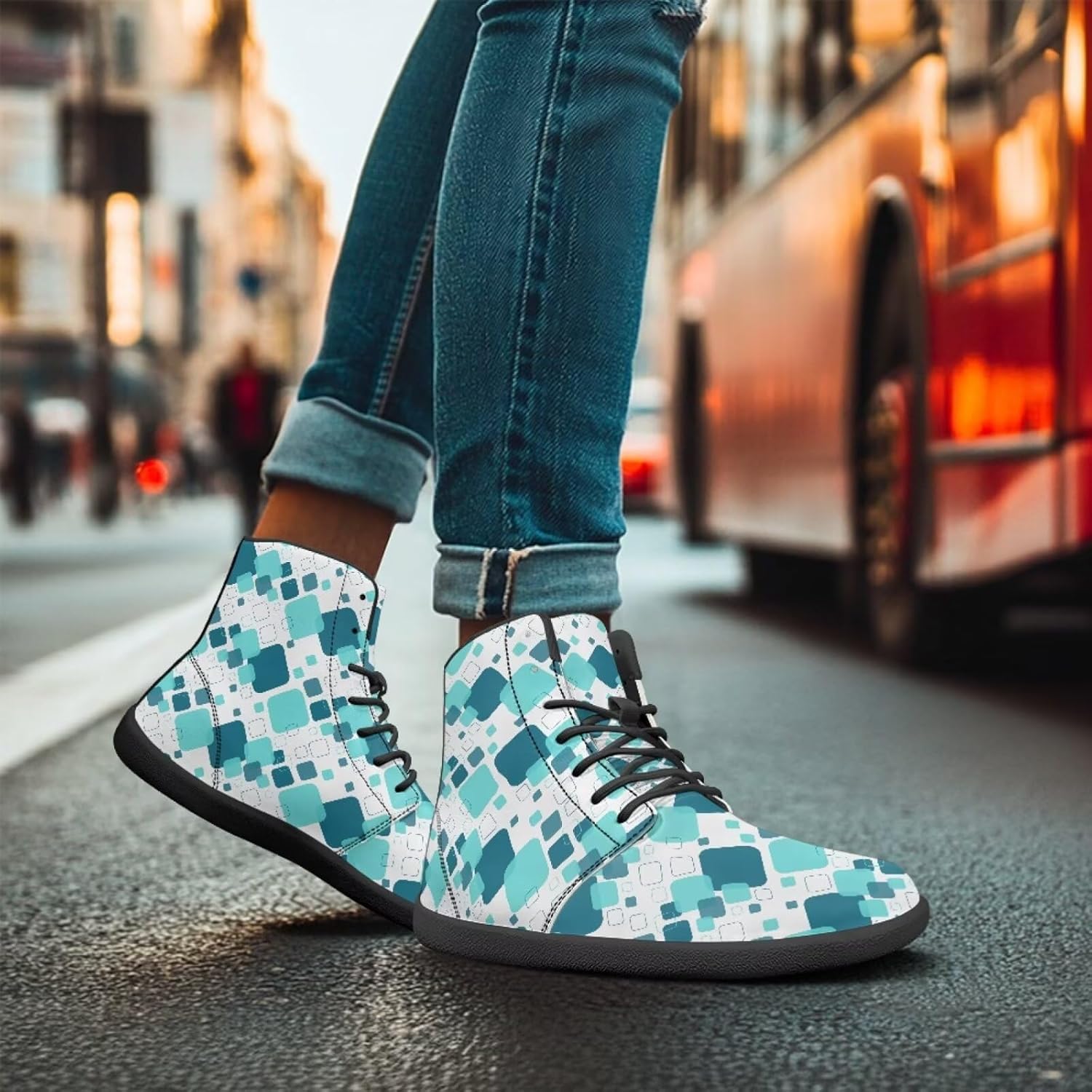 Кроссовки Binienty Fashion Barefoot Flat для мужчин и женщин, зеленый — фото 4