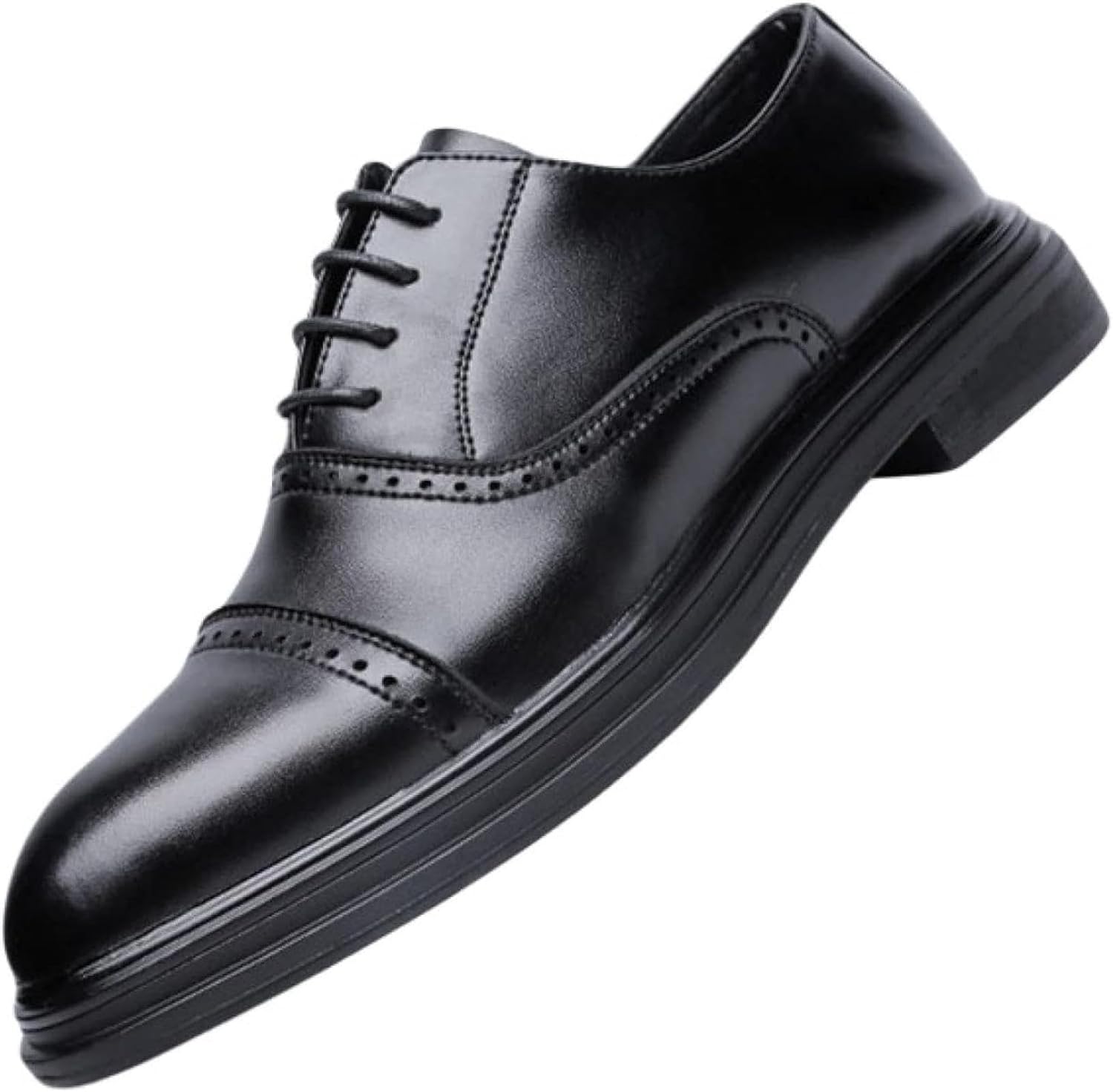 

Мужские туфли OXCOWNIU с острым носком для свадьбы, броги, оксфорды, удобные офисные туфли на шнуровке, рабочая обувь для мужчин, черный