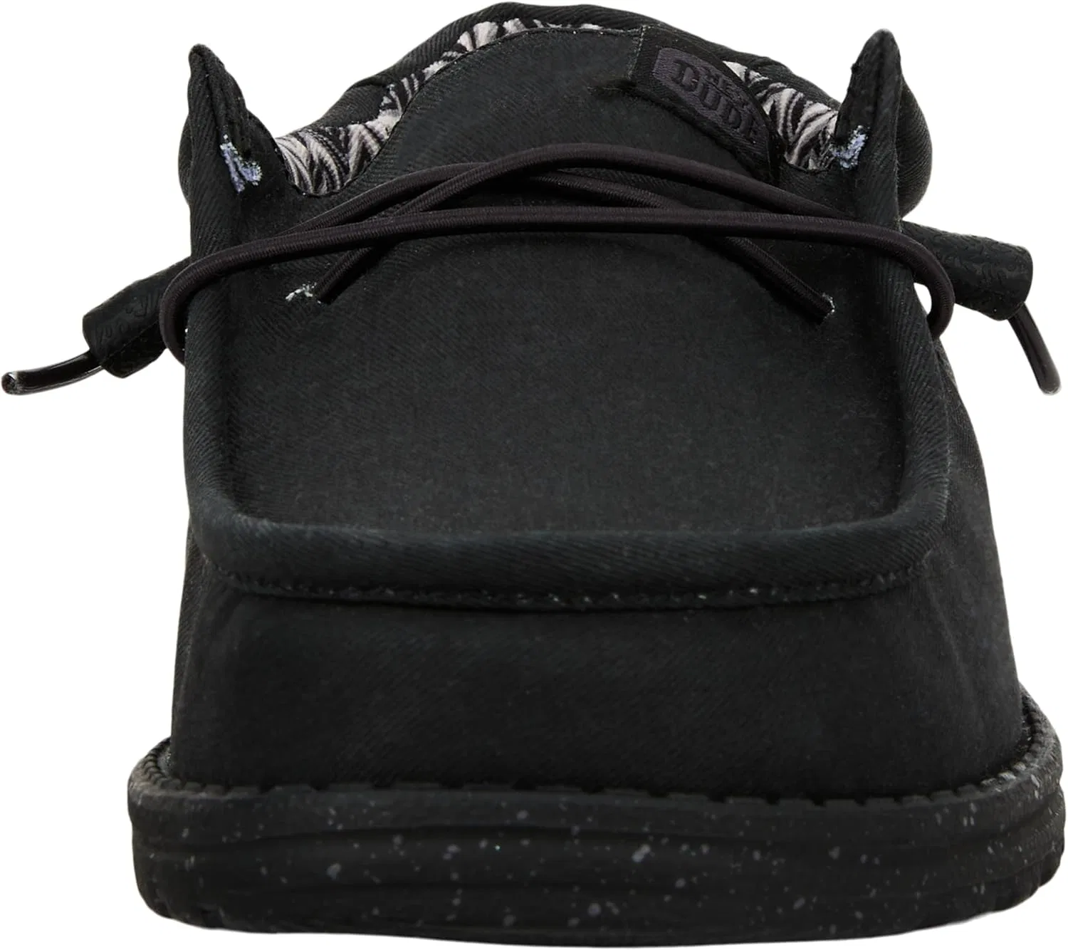 Мужские лоферы HEYDUDE Wally Stretch Canvas, Black — фото 2