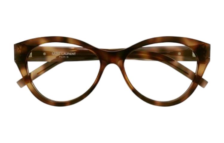 

Очки в форме кошачьего глаза SAINT LAURENT, Коричневые