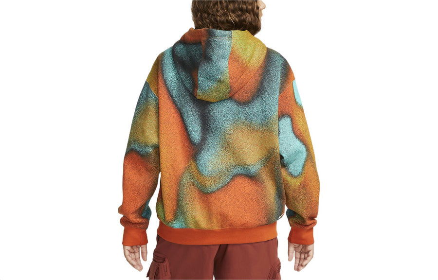 Худи Nike ACG Therma-FIT Hoodie Asia Sizing 'Orange Green', зеленый — фото 4