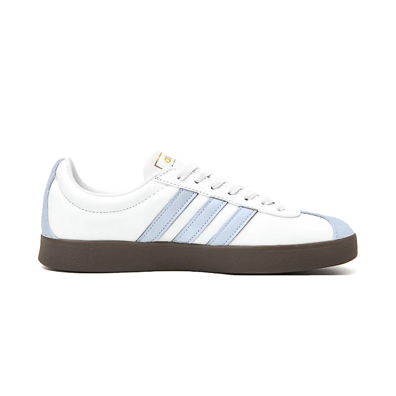 Adidas ВЛ Корт 2.0 скейтерские кроссовки унисекс низкие бело-голубые, цвет White Blue — фото 3