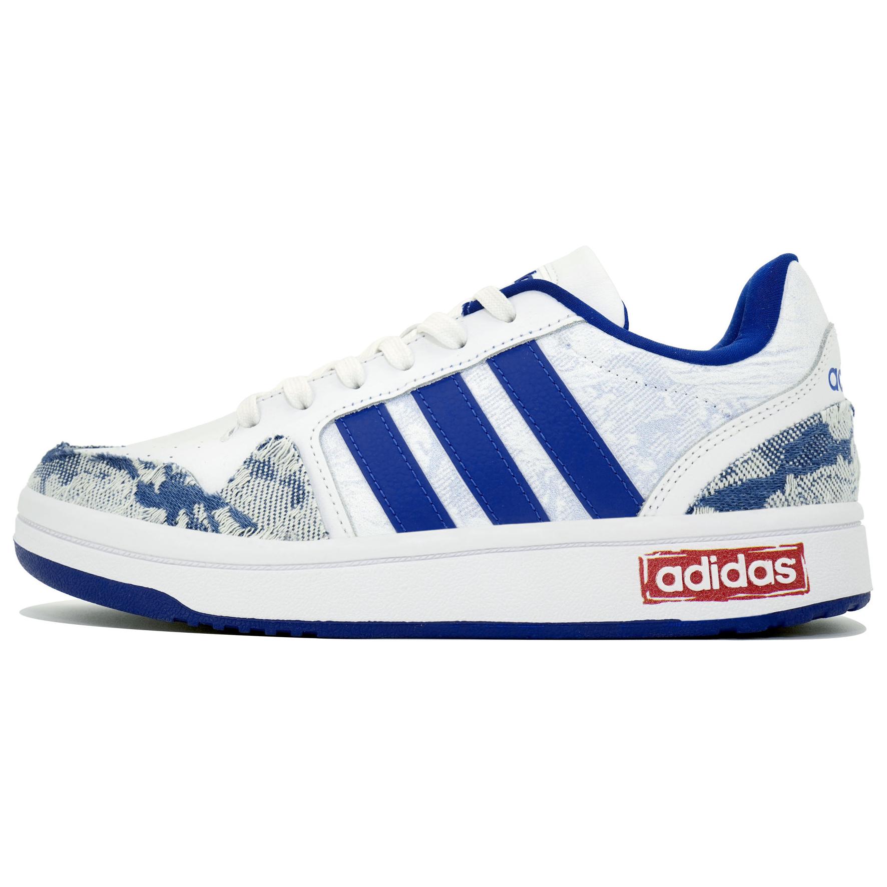 

Кроссовки adidas neo Postmove Skateboarding Shoes Unisex Low-top Blue, белый