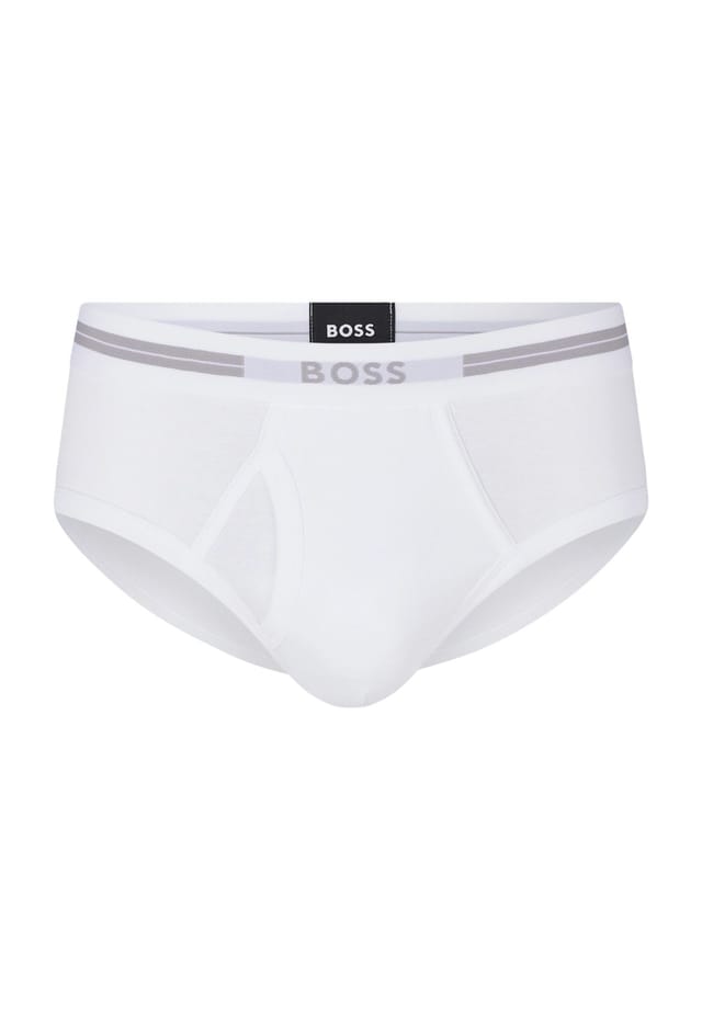 

Трусы с логотипом на поясе Boss, белый