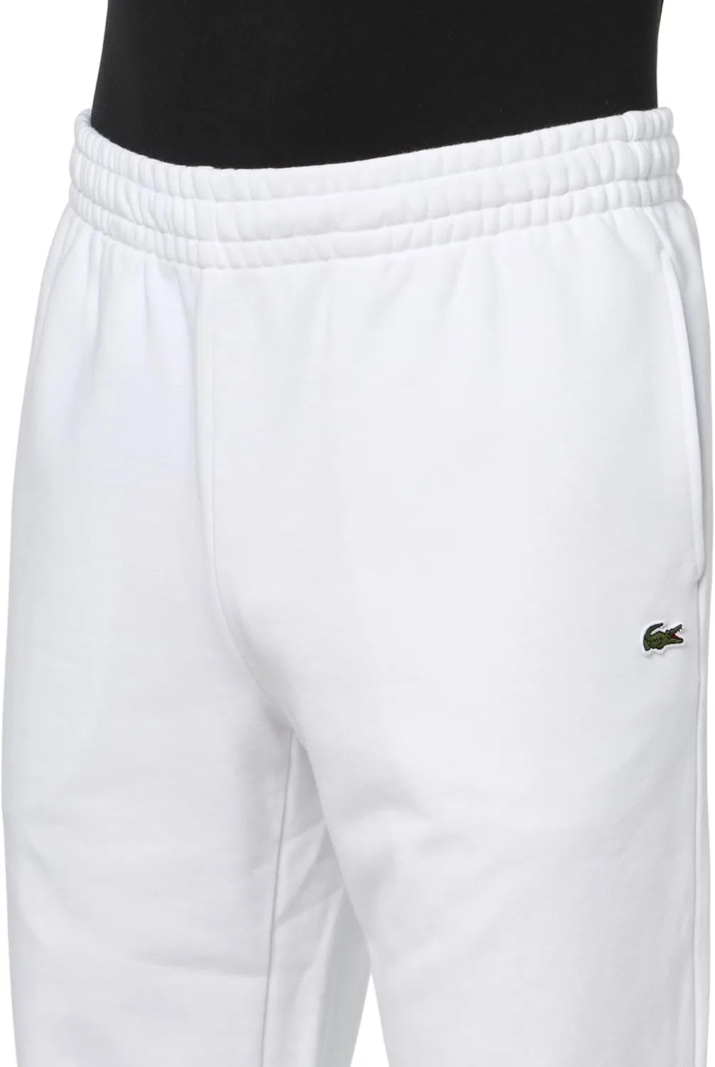Спортивные брюки Lacoste Мужские, хлопковый флис с логотипом Crocodile, темно-синий — фото 3
