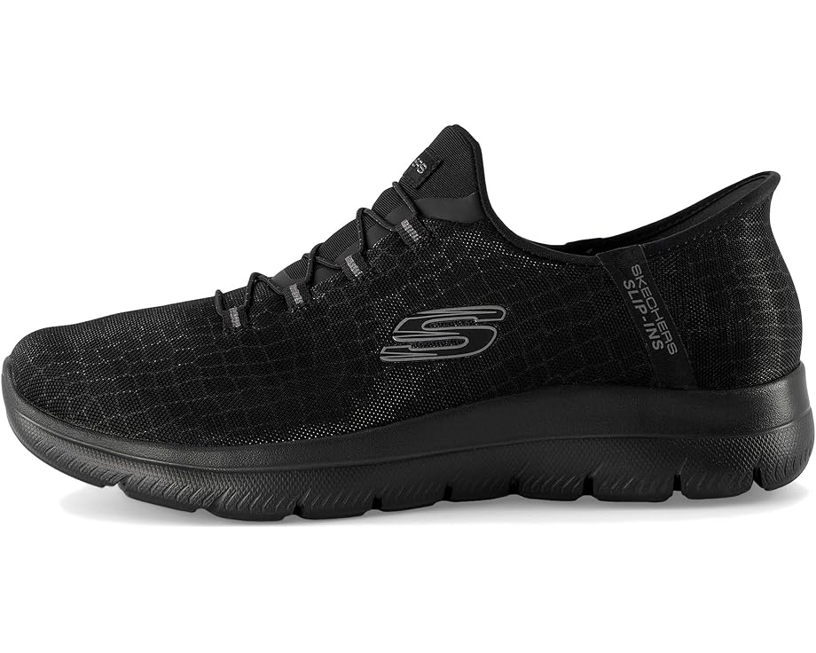 Кроссовки SKECHERS Summits-Classy Night Hands Free Slip-Ins, черный — фото 4