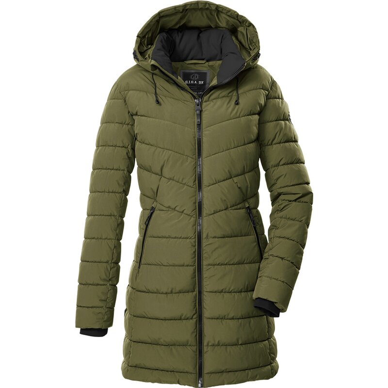 

Coat gw 74 wmn qltd prk G.I.G.A. Dx By Killtec, цвет olivgruen