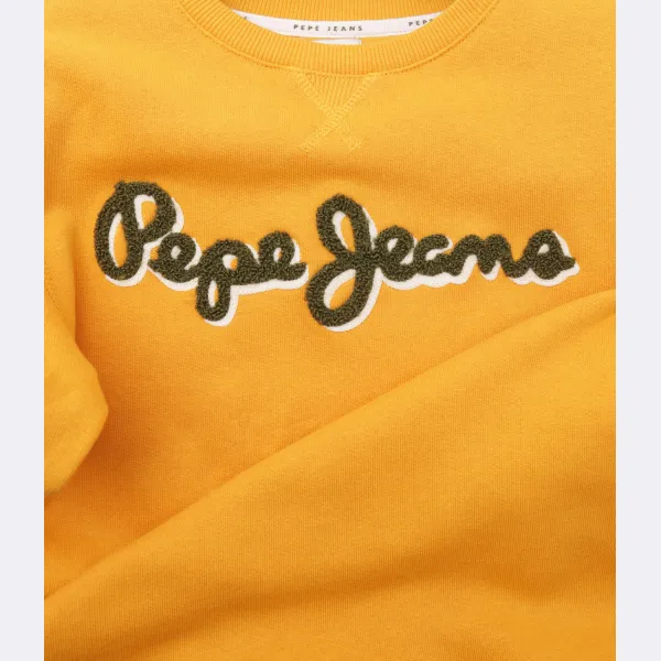 Толстовка Lamonty Crew стандартного кроя Pepe Jeans London, оранжевый — фото 3