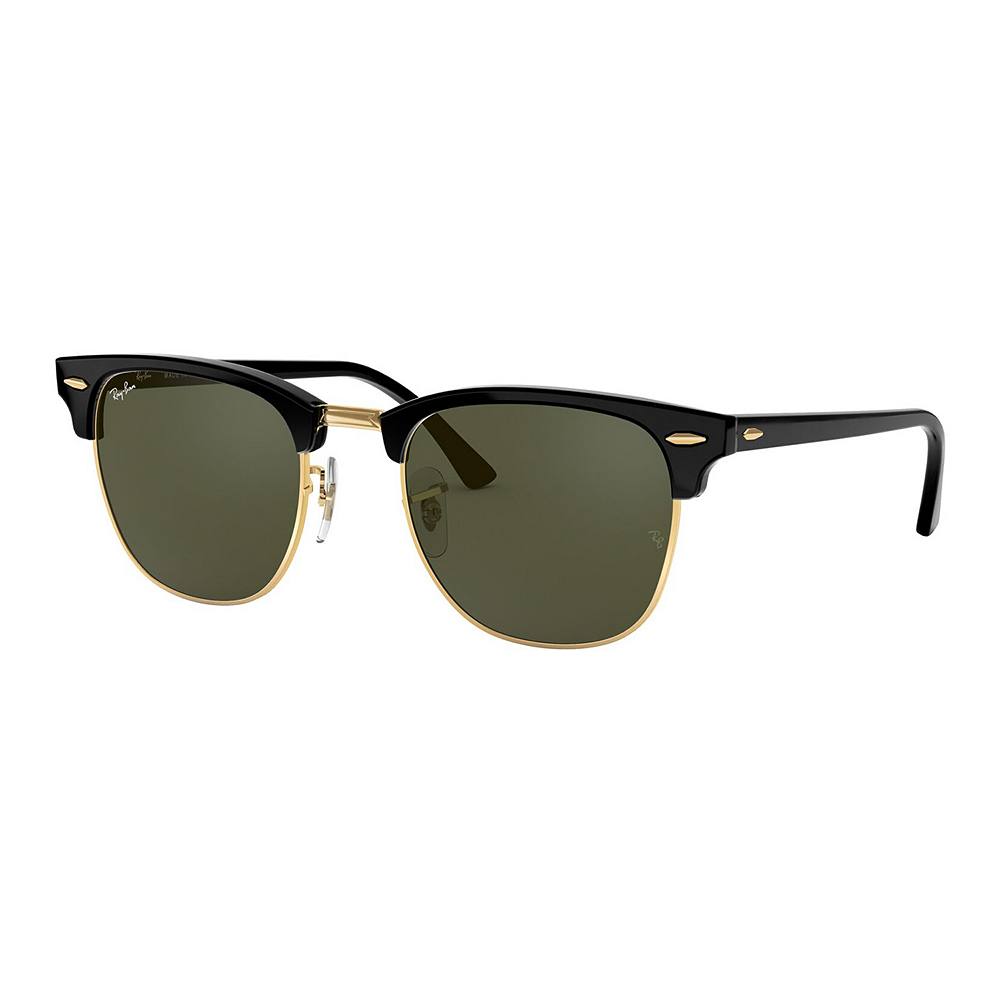 

Классические квадратные солнцезащитные очки Ray-Ban RB3016 Clubmaster 51 мм, черный