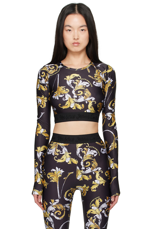 

Футболка Outline Barocco Versace Jeans Couture, мультиколор