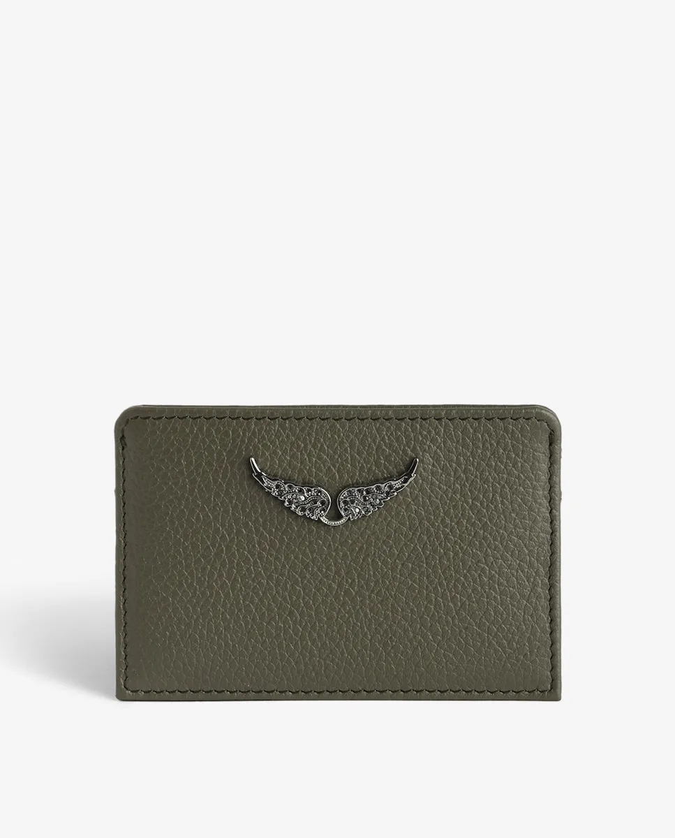 

Женский кожаный паспортник ZV Pass зеленый Zadig & Voltaire