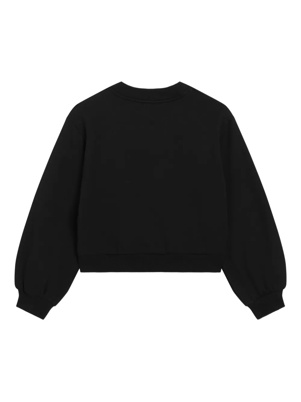 Толстовка с логотипом и стразами Dolce & Gabbana Kids, черный — фото 2