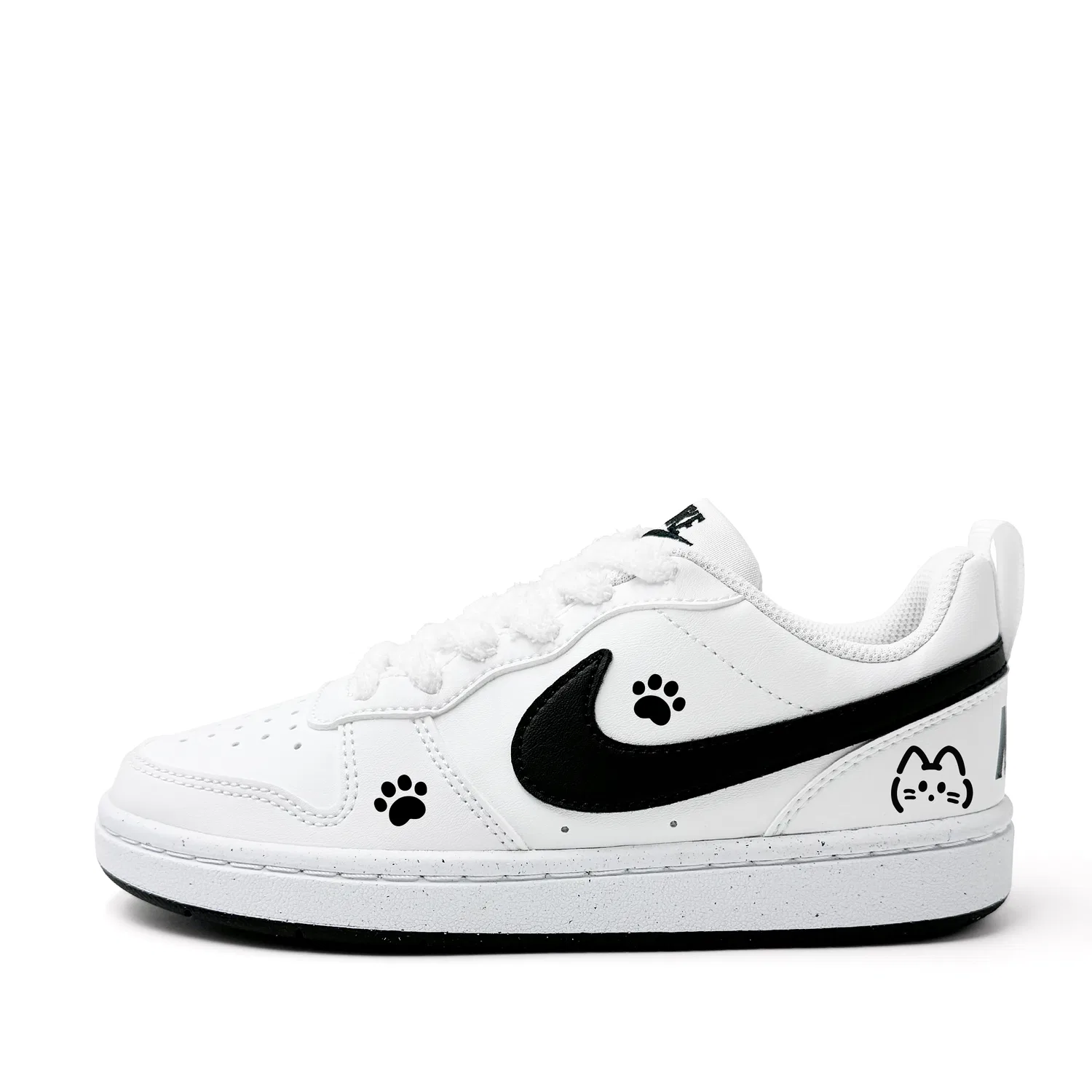 Кроссовки для скейтбординга Court Borough Kids' Grade School Nike, White