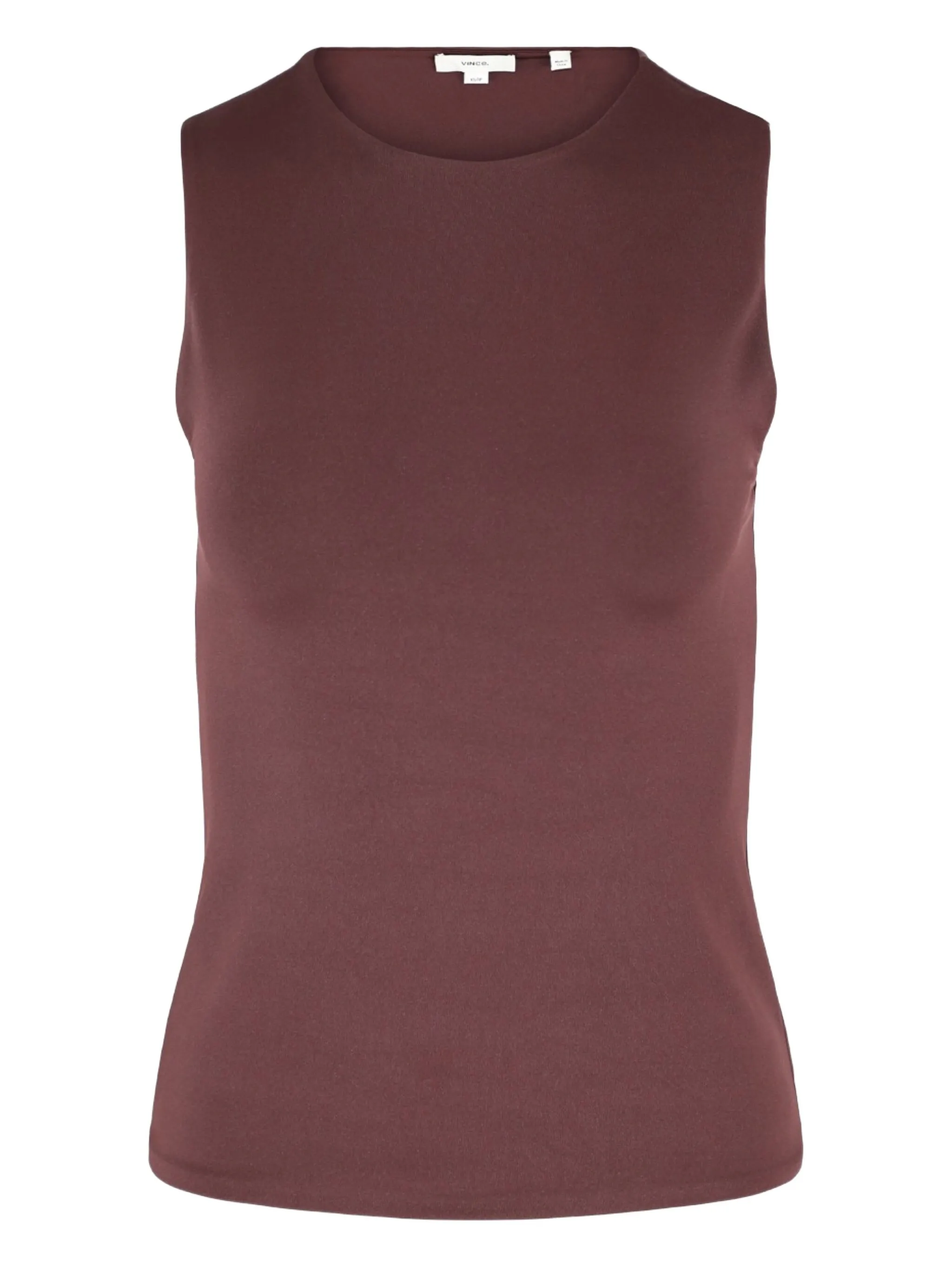 

Топ Shell без рукавов Vince, коричневый