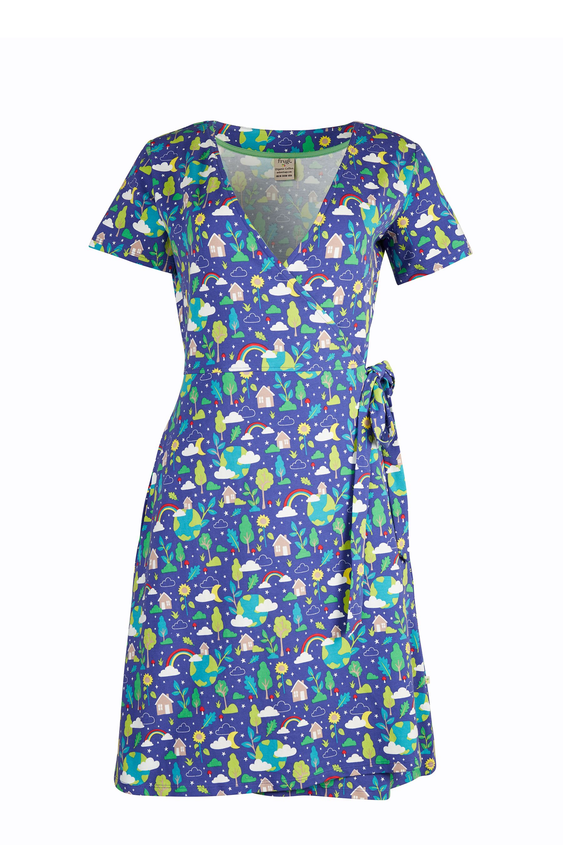 

Синее платье Frugi Esme Frugi, синий