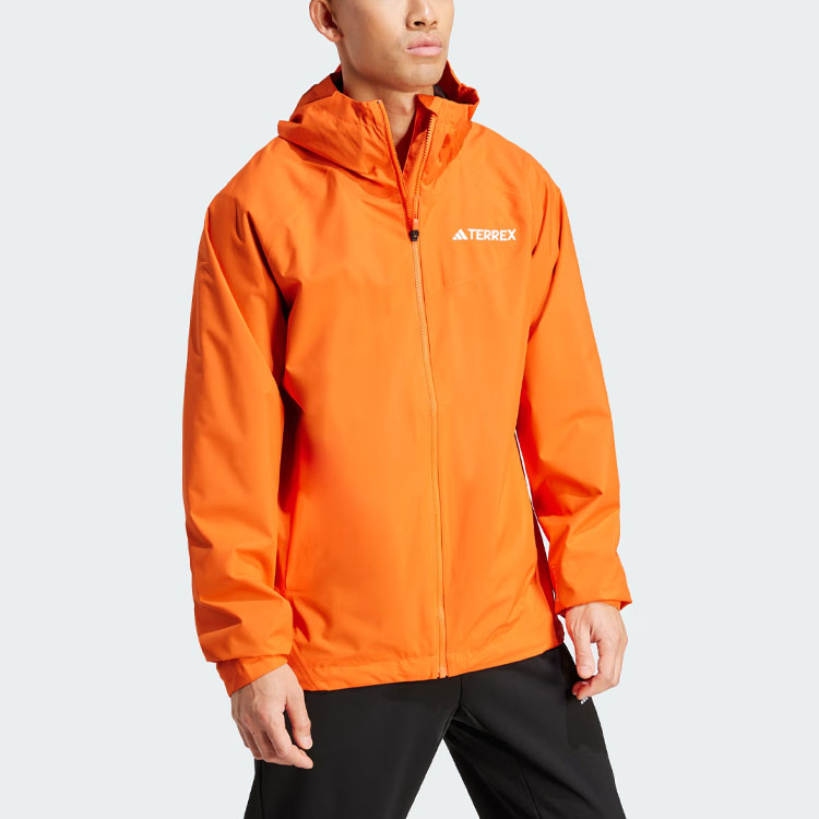 Куртка Adidas Multi Essentials 2L Rain, оранжевый — фото 2