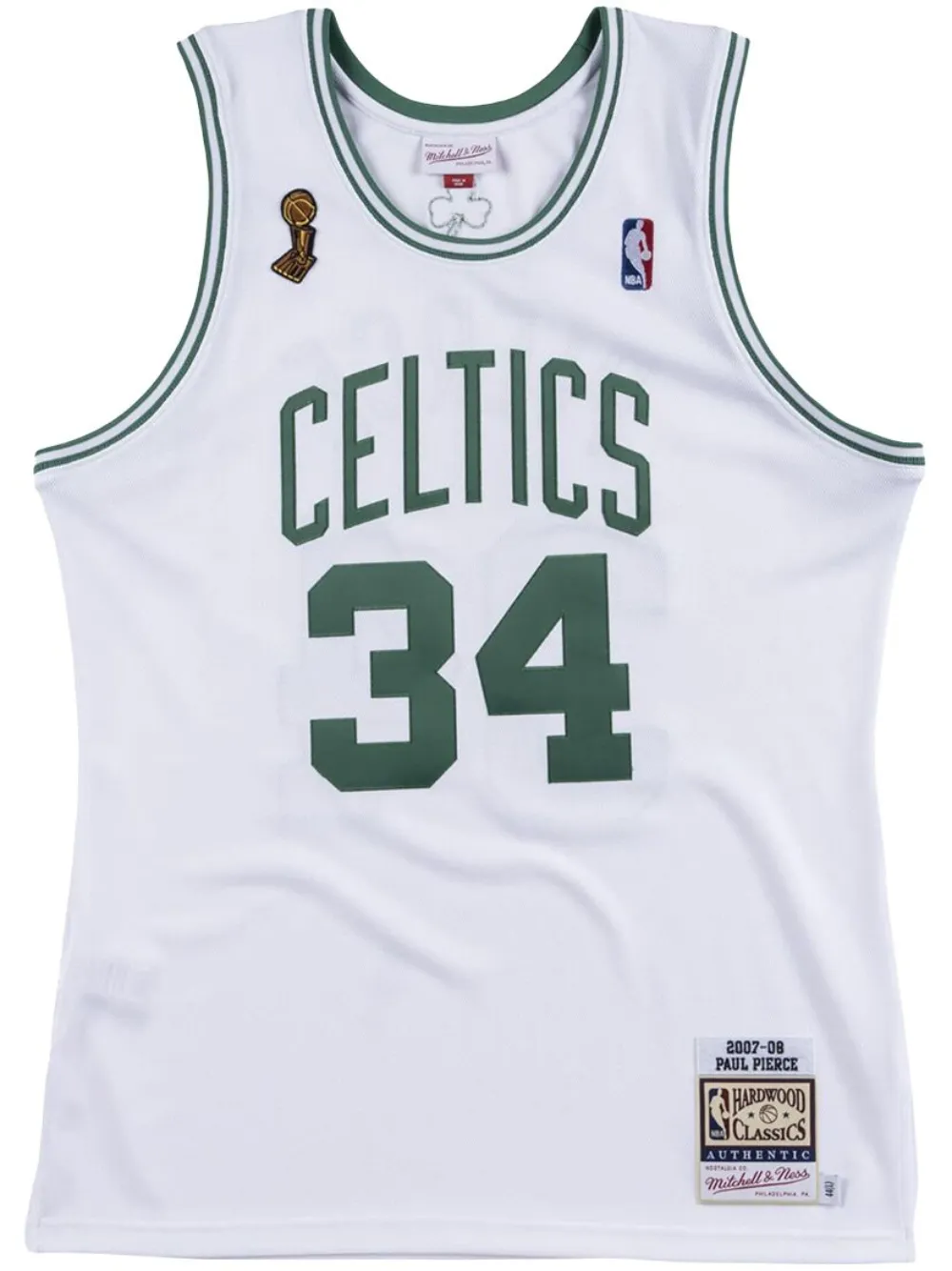 

Топ NBA Boston Celtics 07-08 Paul Pierce Authentic Mitchell & Ness, белый