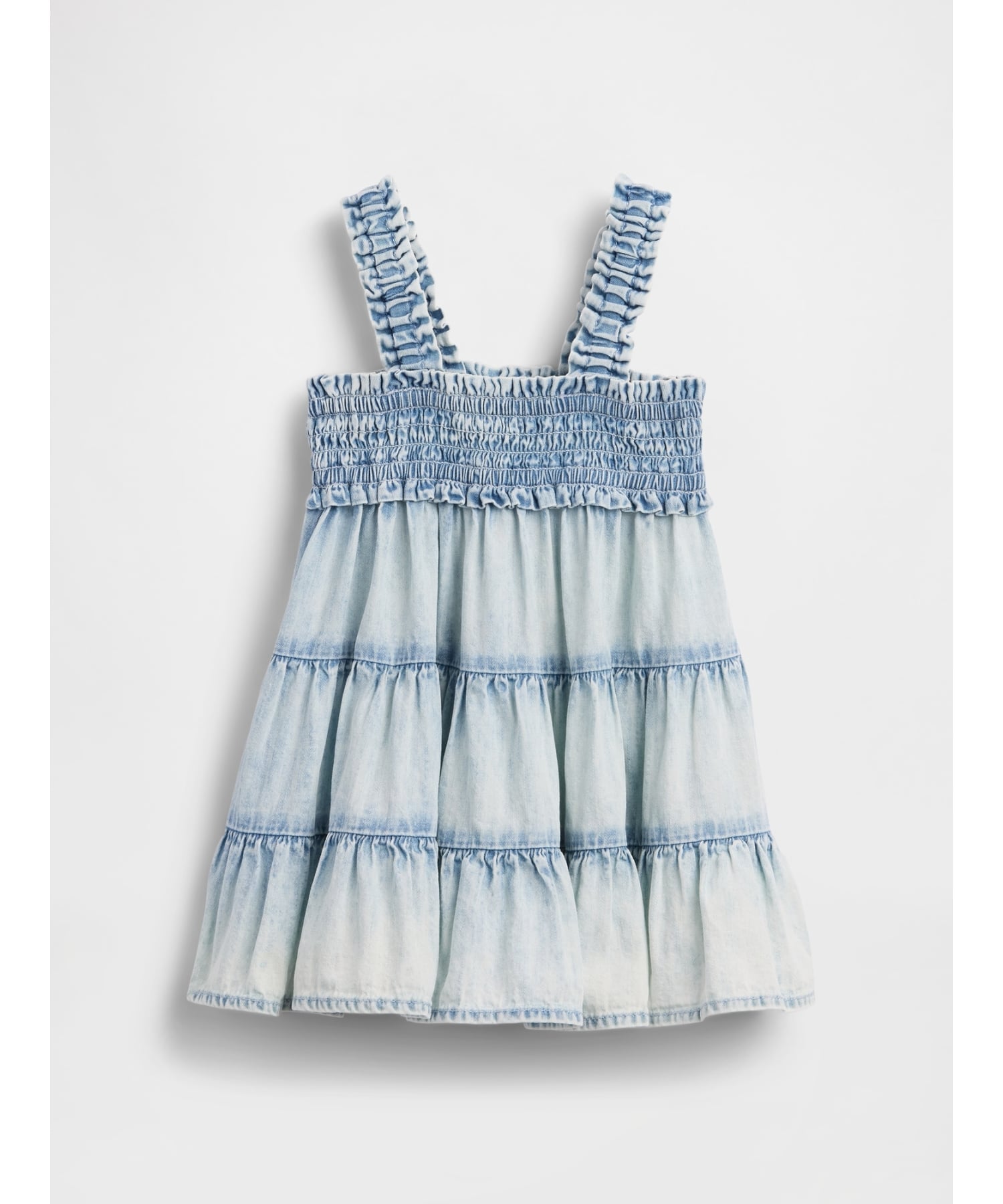 (K) Многослойное джинсовое платье (детское) GAP, ACID_WASH