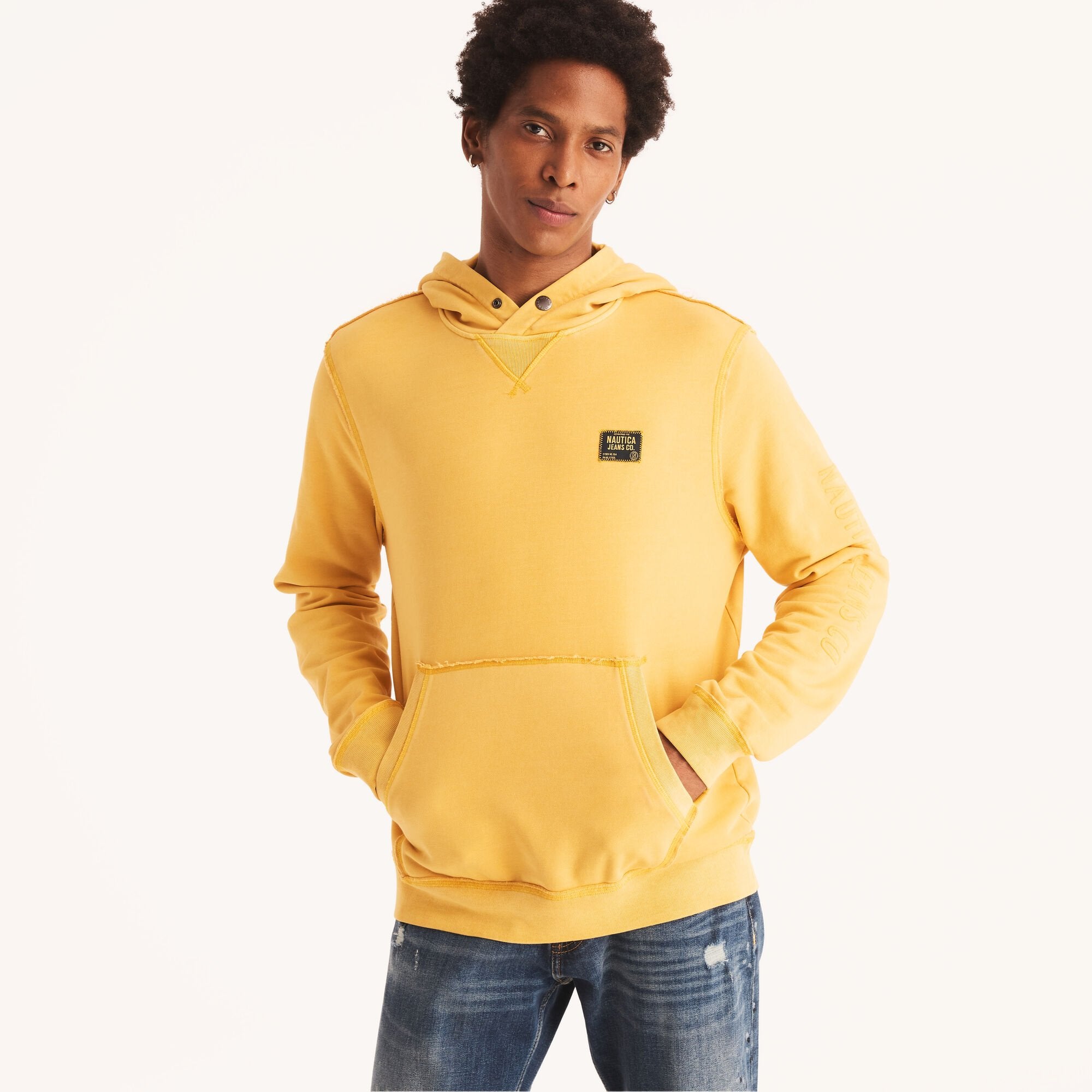 

Толстовка мужская Nautica, цвет lightning gold pantone