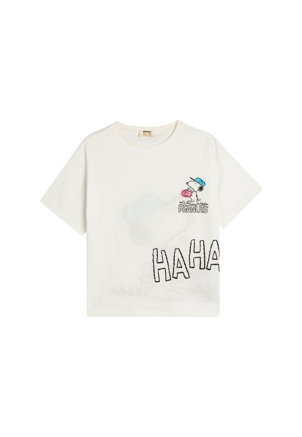 

Футболка с принтом SNOOPY Koton, бежевый