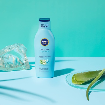 Увлажняющее молочко Sun After Sun с алоэ вера и гиалуроновой кислотой, 400 мл, Nivea — фото 2