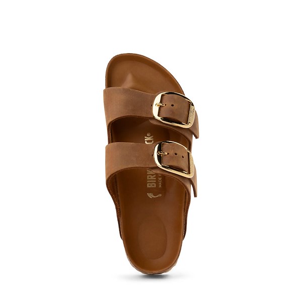 Сандалии Womens Birkenstock Arizona Big Buckle Slide Sandal, цвет Cognac — фото 2