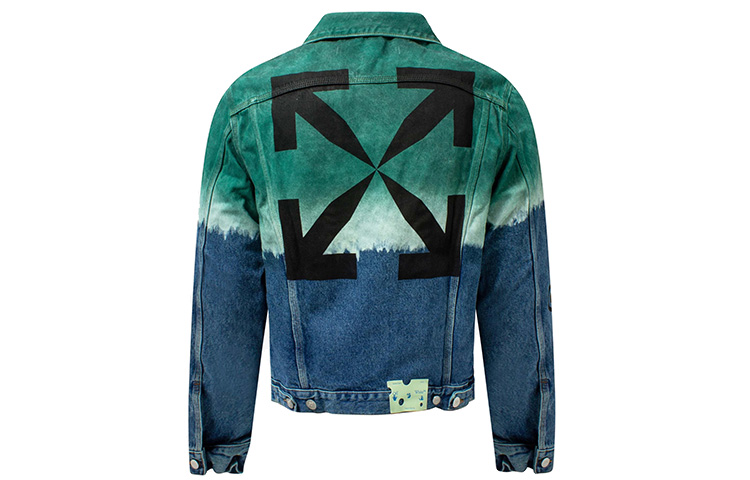 

OFF-WHITE Джинсовая куртка OFF WHITE Degrade Stencil Arrows, Белый, OFF-WHITE Джинсовая куртка OFF WHITE Degrade Stencil Arrows