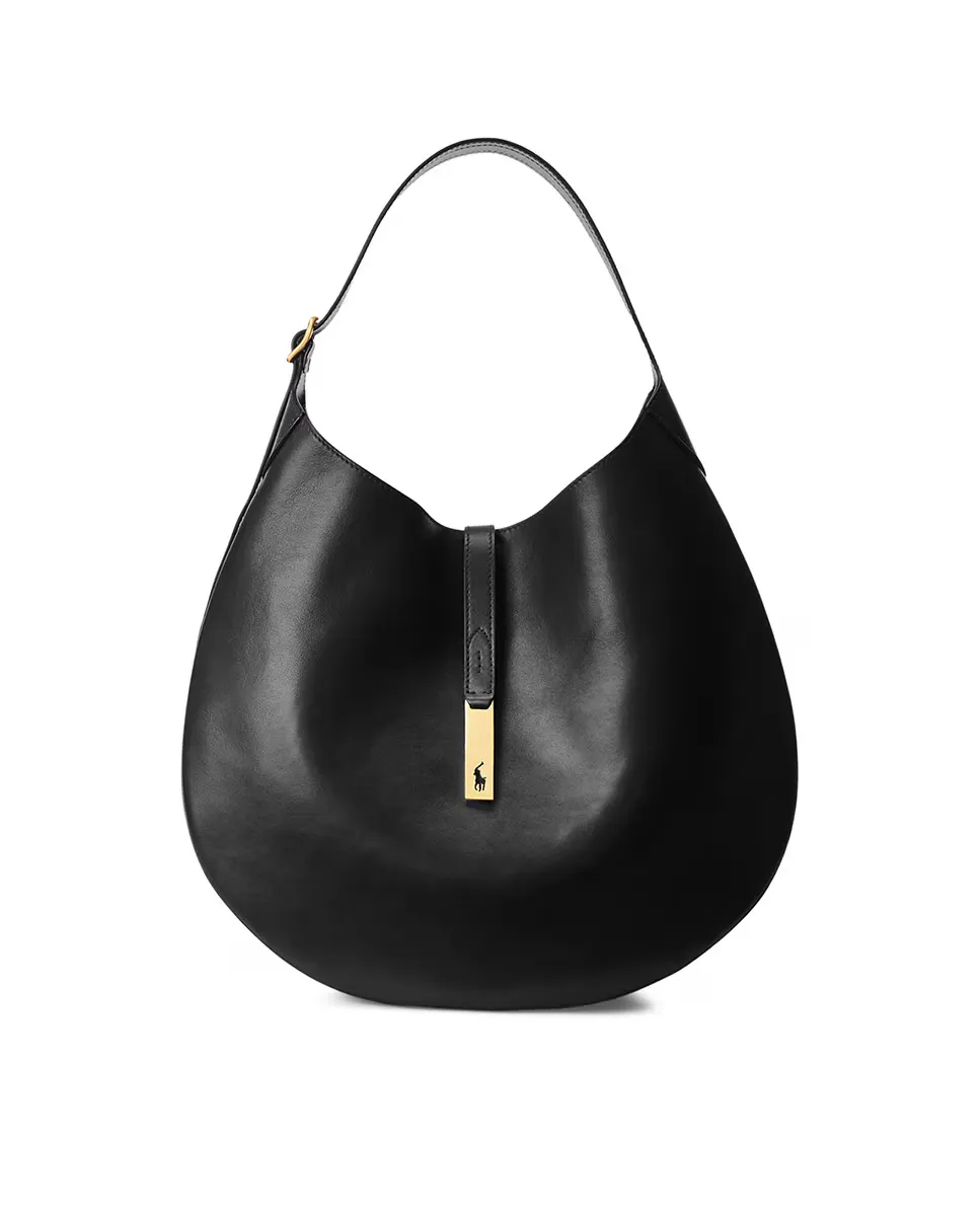 

Кожаная сумка через плечо из коллекции Polo ID Polo Ralph Lauren, черный