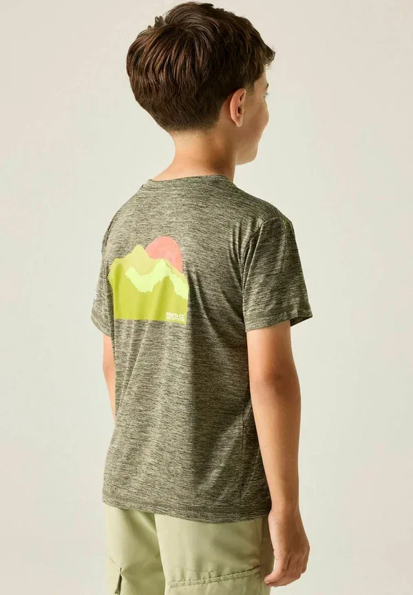 Футболка Regatta Alvarado short sleeved graphic t-shirt, зеленая — фото 3