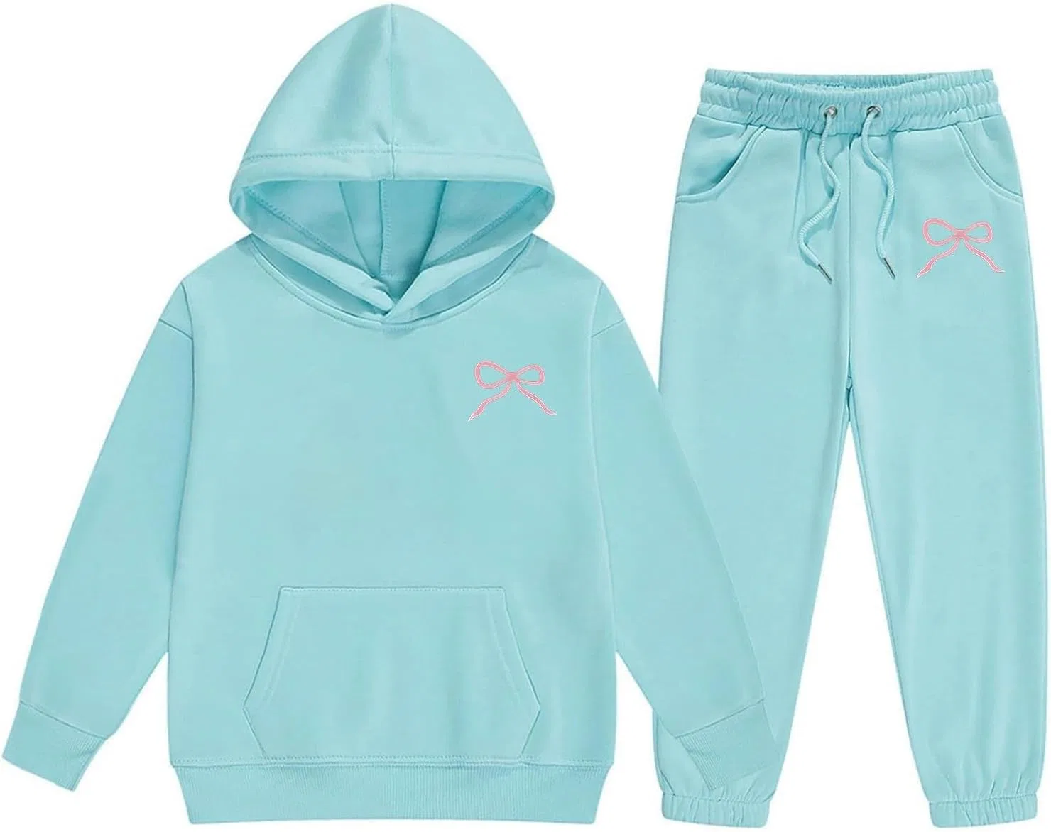 Спортивный костюм для мальчиков и девочек, 2 предмета, Light Blue — фото 2