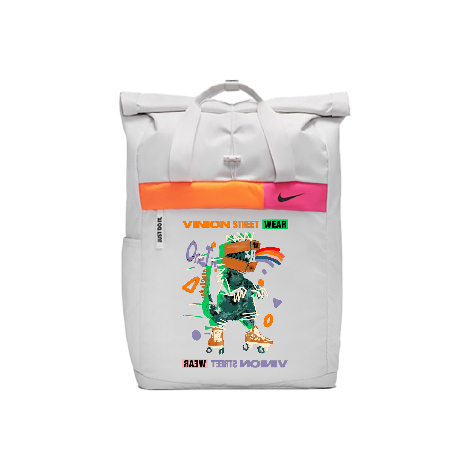 

Nike Тканевый рюкзак унисекс светло-серебристый серый, Rainbow Crocodile